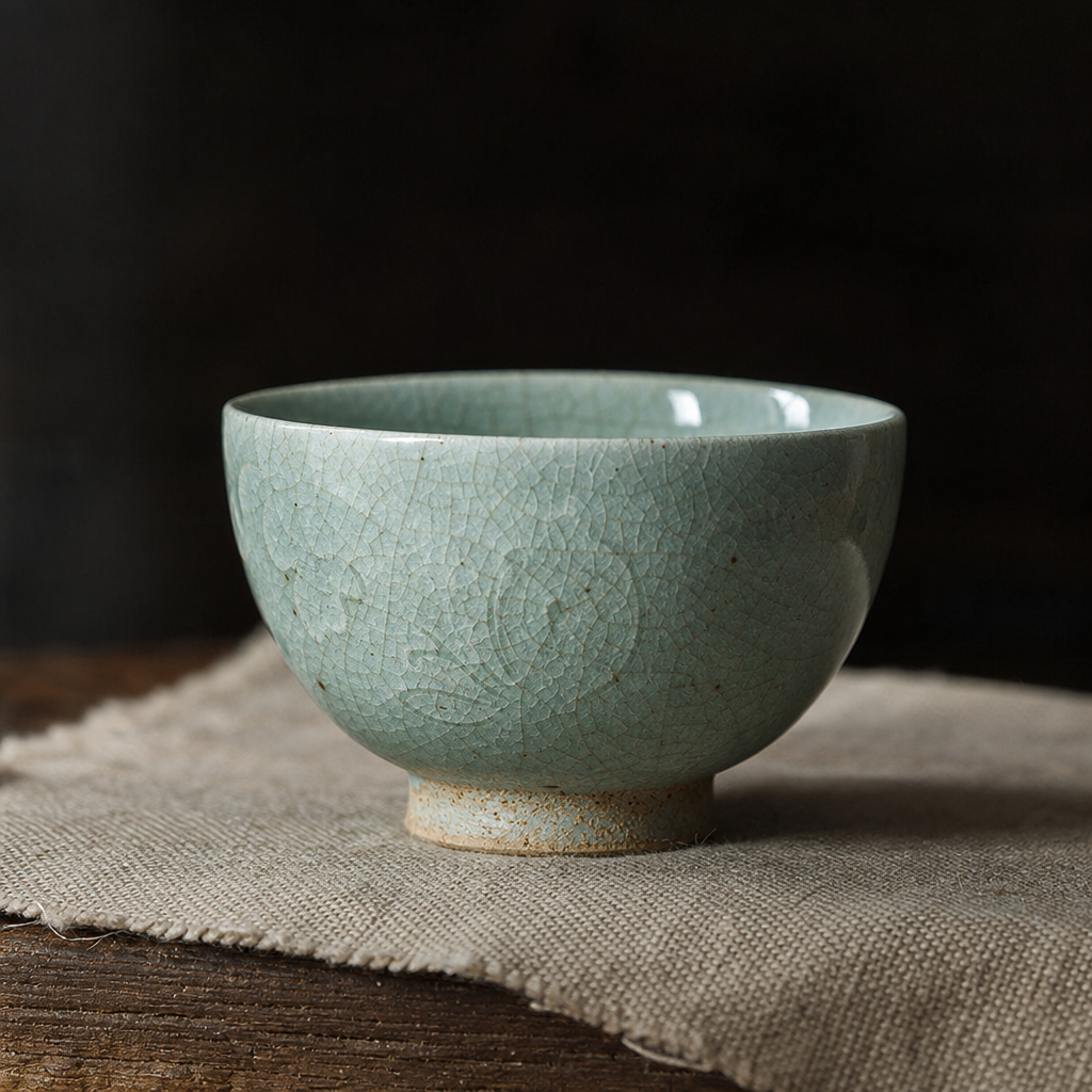 青瓷莲花盏| 婺州窑作品